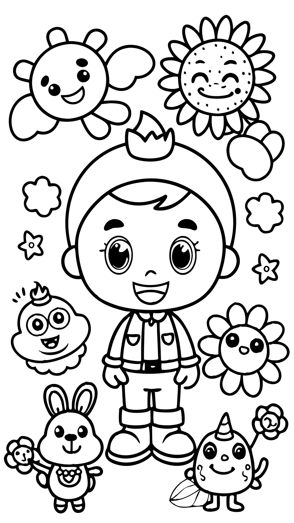 free cocomelon coloring pages